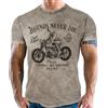 Gasoline Bandit Maglietta da uomo vintage in stile vintage vintage per motociclisti, appassionati di auto d'epoca: Classic Legends, Boxer Cafe, L