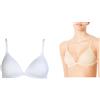 Generico 2 Reggiseno Triangolo Imbottito Avocado Senza Ferretto in Microfibra con Coppe Preformate Senza Cuciture Spalline Doppie Regolabili 2 Pezzi
