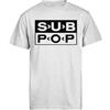 Generico Sub Pop T-Shirt Manica Corta Grigia da Uomo
