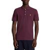 Lyle & Scott Uomo Polo Monocolore Tipped con Riga