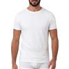 EGI Maglia Intima Uomo Mezza Manica in Cotone Filo di Scozia, T-Shirt Girocollo Traspirante Sottocamicia Elegante Estiva Anti-Sudore Made in Italy Art. 5321 (IT, Testo, L, Regular, Regular, Bianco)