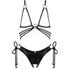 Selente Love & Fun Set di Lingerie Seducente da Donna Composto da Reggiseno, Slip e Esclusiva Benda in Satin, Made in EU