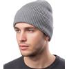 Maglifilo Cappello Uomo Invernale 100% Cashmere - Berretto Uomo Puro Cashmere, Morbido e Caldo - Filato Pregiato per Stile Elegante e Comfort Quotidiano - Made in Italy