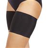 Bandelettes fasce elastiche brevettate antisfregamento per prevenire attrito interno coscia Nero Unisex 5.5. Taglia M (B 58-62cm)