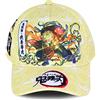 Roffatide Anime Demon Slayer Logo Cappello da baseball con tema Agatsuma Zenitsu stampato regolabile Dad Hat Cotone Giallo