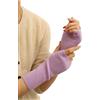 Prettystern Donna Scaldamani Guanti Dita Scoperte in Cashmere 100% Cachemire Polsini Manicotti