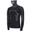 BIOTEX Lupetto Scaldacollo per Ciclismo e Running, Intimo Tecnico Sportivo, Maglia a Collo Alto Senza Cuciture, Nero