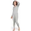 LAPASA Completo Termico Donna Fodera in Micropile Calore Base L17 - Abbigliamento Intimo Invernale Maglietta Pantaloni Calzamaglia Tuta Sci Trekking