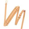 Senral Tracolla regolabile in pelle marrone scuro per piccole borse Favorite Mini NM/Eva/PM/MM con accessorio dorato