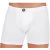 20NODI Set 2 Boxer Uomo Taglie Forti, Mutande Uomo Over; Boxer Uomo Gamba Lunga Made in Italy, Bianchi, Colorati Boxer Aderenti Intimo Taglie Forti Boxer Uomo CotoneTaglie Conformate 9XL