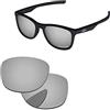 PapaViva - Lenti di ricambio per Oakley Trillbe X OO9340, Argento cromato - Polarizzato, Taglia unica