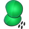 Saucer Lenti di ricambio premium e naselli per occhiali da sole Oakley Clifden OO9440, Alta Difesa - Verde Giada Polarizzato, Taglia unica