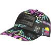 SKR Berretto Plata o Plomo Nero e Viola Strass Bogotà Baseball - Unisex, Nero , taglia unica