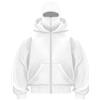 Generico Felpa con Cappuccio Uomo - Passamontagna con Cerniera Zip da Uomo Invernale, Casual Felpe Hoodie Resistente al Vento, Collo Alto Maglione Uomoni con Doppia Cerniera e Maschera