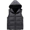 Peuignao Gilet Imbottito Uomo Invernale Con Cappuccio - Giubbotto Smanicato Taglie Forti Oversize - Giacca Senza Maniche Trapuntata Puffer Per Outdoor