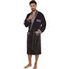 FOREX Lingerie Elegante vestaglia uomo in cotone, made in EU