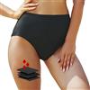 feitycom Costume da Bagno per il Ciclo Mestruale - Slip Bikini per il Mestruo - Slip Bikini a Vita Alta Impermeabili per Adolescenti, Ragazze e Donne., nero, M