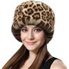 Lifup Donna Cappello Cosacco in Pelliccia Sintetica Cappellini Invernali Caldo Berretto in Stile Russo Leopardo 3