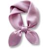 PoeticEHome Foulard Donna in 100% Seta di Gelso, 66x66 cm, Tinta Unita | Sciarpa quadrata morbida e leggera; per il collo, la testa e i capelli; anche come bandana o fascia; confezione regalo