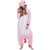 SAMGU Pigiama Unicorno Animali Cosplay Uomo Donna Adulti Costume Tuta Jumpsuit S