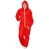 Krefting Tooling Tuta usa e getta, colore rosso, taglia L/XXL, 10 pezzi
