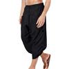 COSDREAMER Pantaloni medievali da Uomo Vichingo Pirata, Nero 3/4, M