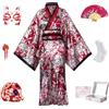 YOOCHUENG Kimono Donna Giapponese (EU 38-46),Geisha Cosplay per Carnevale