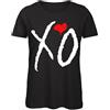 Bughyprint Tshirt Maglia Maglietta Cotone Donna Casual Girocollo The Weekend The Weeknd XO X0 Logo Tour 2023, XS