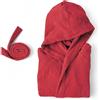 Bassetti Accappatoio da viaggio con cappuccio micro spugna (M 46-48, CHERRY)