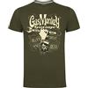 Gas Monkey Garage Meccanica Chiave Mens Gents Military Green T-Shirt Verde L