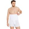 FINN Mutanda Contenitiva per Uomo con Effetto Pancia Piatta - Boxer Modellante a Vita Alta in Cotone - Guaina Contenitiva Uomo Bianco XL