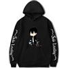 Sageam Solo Leveling Hoodie Anime Sweatshirt Sung Jin-Woo Felpe con Cappuccio Unisex Cartoon Pullover con Maniche Lunghe