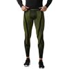 PRS Pantaloni Termici Uomo Elasticizzati - Calzamaglia Termica Uomo - Abbigliamento Uomo - Leggins Termici per Running, Palestra, Sport (Nero-Giallo, L/XL)