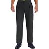 dPois Pantaloni da Danza Standard Classica Uomo Pantalone da Ballo Latino Americano Tango Vita Alta Pantaloni da Sala da Ballo Costume Competition Abito Pratica Prestazione Nero S