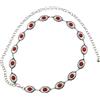 LumiSyne Cintura Catena Metallo Western Retrò Donna Turchese Concho Regolabile Nappe Oro Argento Vestito Pantalone
