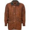 Infinity Leather Soprabito Invernale Classico da Uomo Marrone Chiaro in Morbida Pelle Scamosciata Regular Fit 4XL