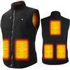 ARRIS Gilet riscaldato per uomo Taglia regolabile Gilet riscaldante elettrico per il corpo 7.4V Alimentato a batteria per uso invernale