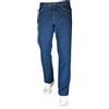 SAGGIO Sea Barrier Jeans 301 Denim Regolare da 55 a 75 Modello Resistente Rigido Vita Alta Gamba Dritta in Puro Cotone Taglie Forti Profumatore
