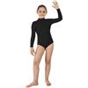 Pegasus Body Danza Collo Alto elastan-spandex Rosso Bambina made in italy (nero, XL 11/12 anni)