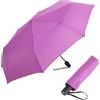 Knirps I.200 Medium Duomatic ombrello in viola con borsa portaombrelli I ombrello tascabile piccolo con pulsante I ombrello automatico I ombrello tascabile leggero e resistente alla pioggia