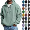 Generico Felpa Uomo con Cappuccio Invernale con Mezza Zip - Hoodie Girocollo Casual da Confortabile, Felpe a Taglio Largo con Tasche e Polsini Elastici