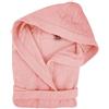 Gabel Accappatoio con cappuccio Unisex (IT, Testo, S, Regular, Regular, Coral Pink)