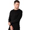 LAPASA Maglia Termica 100% Lana Merino Uomo Canottiera Tecnica Trekking Sport Hiking Strato Base Calore M29 M67