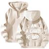 Generic Felpe con cappuccio da donna con zip I Am A Child of God Estetica Moda Casual Cerniera Giacche con cappuccio College Autunno Vestibilità ampia Sportivo Gesù con cappuccio Abiti cristiani Pullover alla