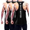 Boyzn Confezione da 3 canottiere da uomo, estive, senza maniche, traspiranti, per palestra, allenamento, palestra, bodybuilding, senza maniche