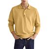 Kobilee Maglietta Uomo Manica Lunga Taglie Forti Basic Maglietta Caldo Pesanti da Lavoro Polo Casual Cotone T Shirt Vintage Firmate T-Shirt Invernale Sportiva