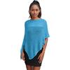 creazioni unique Poncho Coprispalle da Donna Elegante da Cerimonia o Sera - Poncho Donna Estivo e Primaverile in Rete di Viscosa Termica Profumato con Essenza di Fiore di Ciliegio