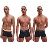 Calvin Klein Low Rise Trunk 3pk Boxer, Nero (Orange/Blue Shadow/Green), XL (Pacco da 3) Uomo