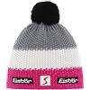 Eisbär Star Beanie con PON Donna/Uomo - Made in The EU Lavorato a Maglia Berretto Pompon Fodera, Fodera Autunno/Inverno Inverno - Taglia Unica Pink