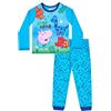 Peppa Pig Pigiama lungo da ragazzo George Pig Dino Roar Boys W21 Blu, blu, 2-3 Anni
